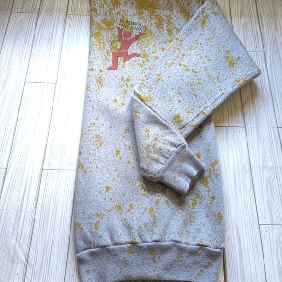 Urban Outfitters Urban Renewal Recycled Splatter Dye Crewneck Sweatshirt Size XL - Picture 2 of 9